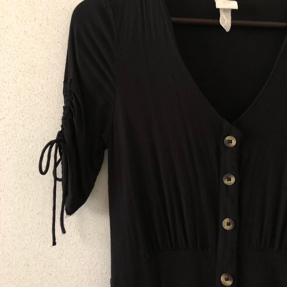 H&M Black buttoned up dress - Picture 7 of 12
